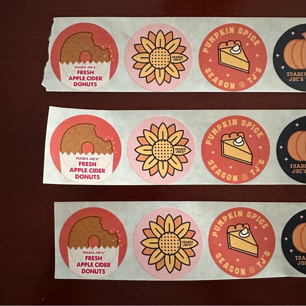 Trader Joe’s Fall Seasonal Sticker Set - Multicolor 🎃 - Picture 2 of 6